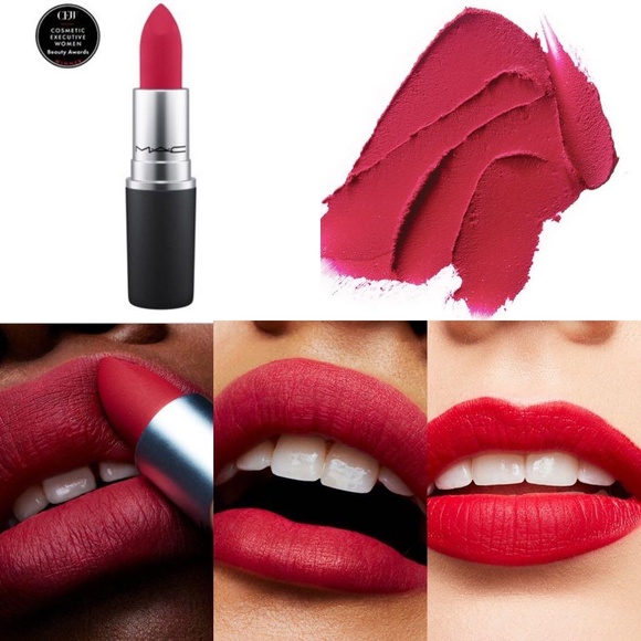 MAC Shocking Revelation Powder Kiss Lipstick - Brand new in box - never opened - Picture 5 of 5